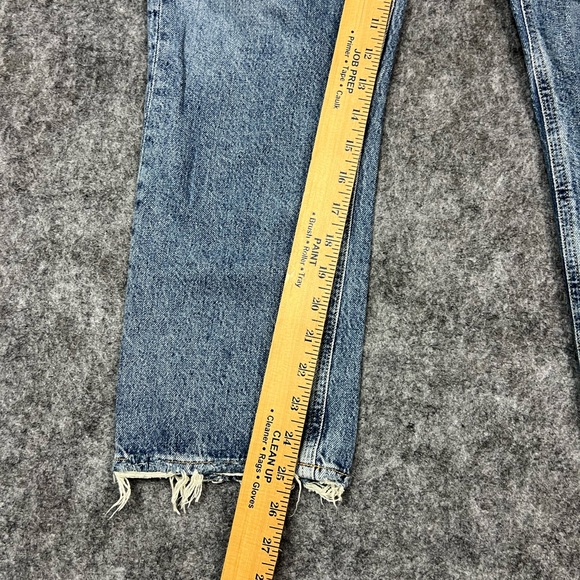Agolde Light Blue Straight Jeans Size 28 - Picture 5 of 10